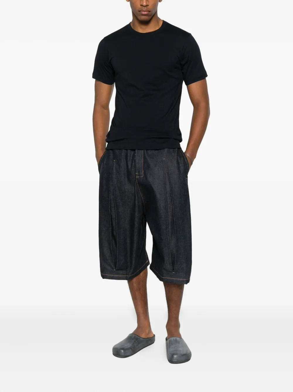 Comme des Garçons Homme crew-neck short-sleeve T-shirt - Blauw