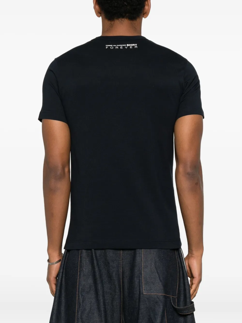 Comme des Garçons Homme T-shirt met ronde hals Blauw