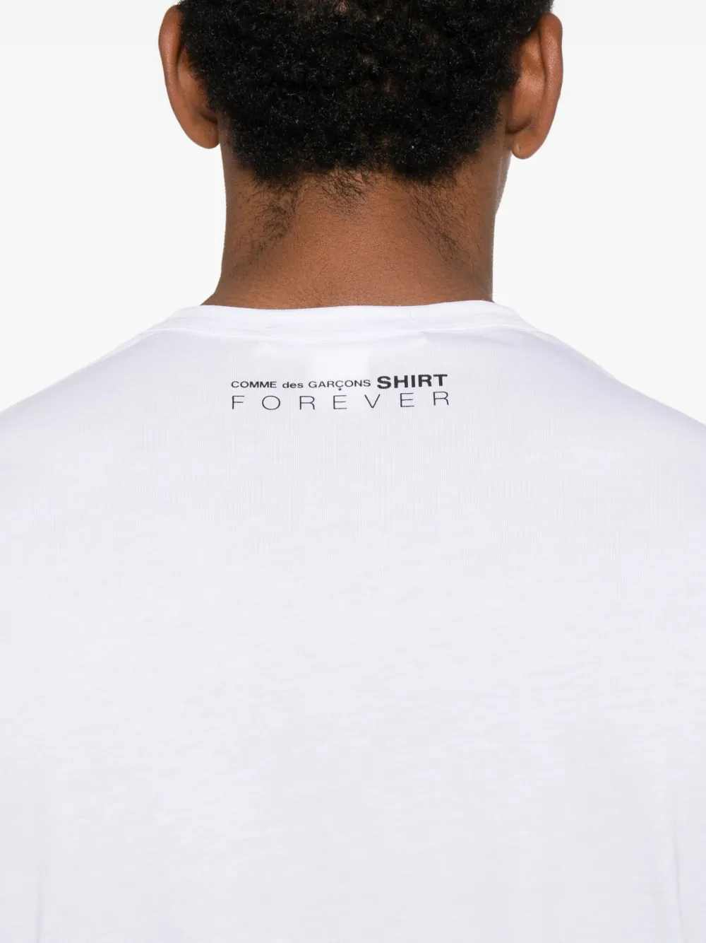 Comme des Garçons Homme T-shirt met ronde hals Wit