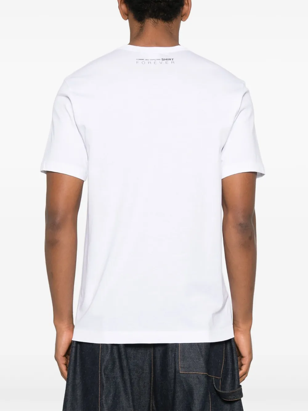 Comme des Garçons Homme T-shirt met ronde hals Wit