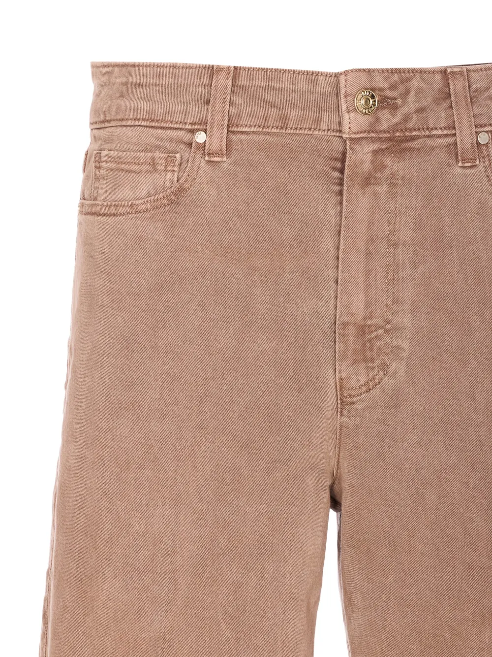 PAIGE Anessa 31 jeans met logopatch Bruin