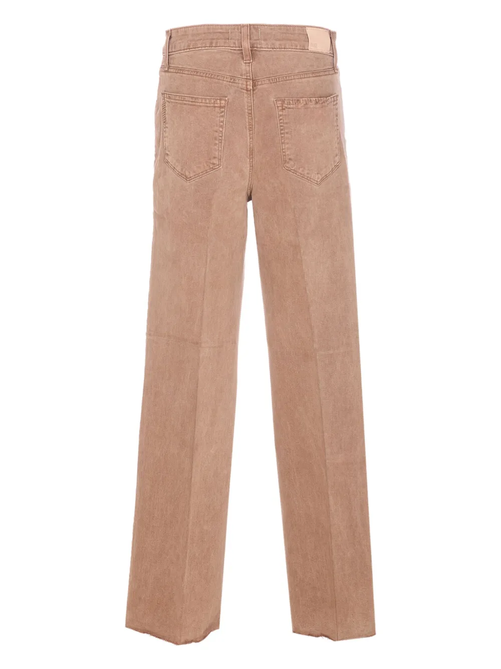 PAIGE Anessa 31 jeans met logopatch - Bruin