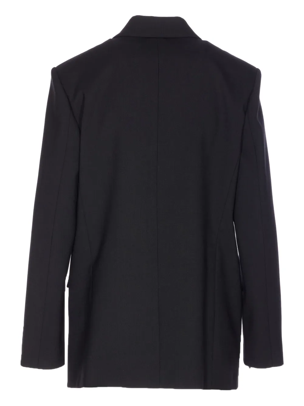 Pinko Double Breasted Jacket Gold Tone Buttons In Black