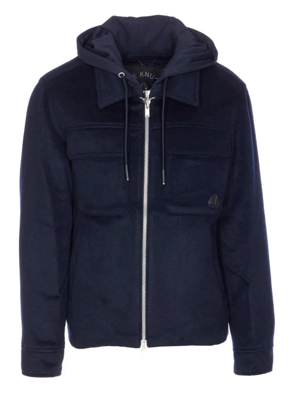 Moose Knuckles Snowdon double-zip hooded jacket | Blue | Image 1
