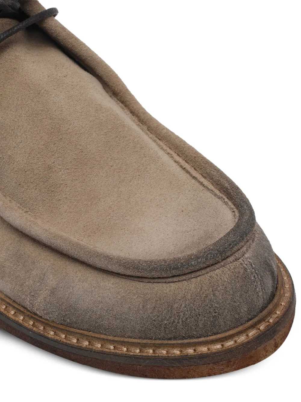 Pawelk's Veterlaarzen met ronde neus Beige