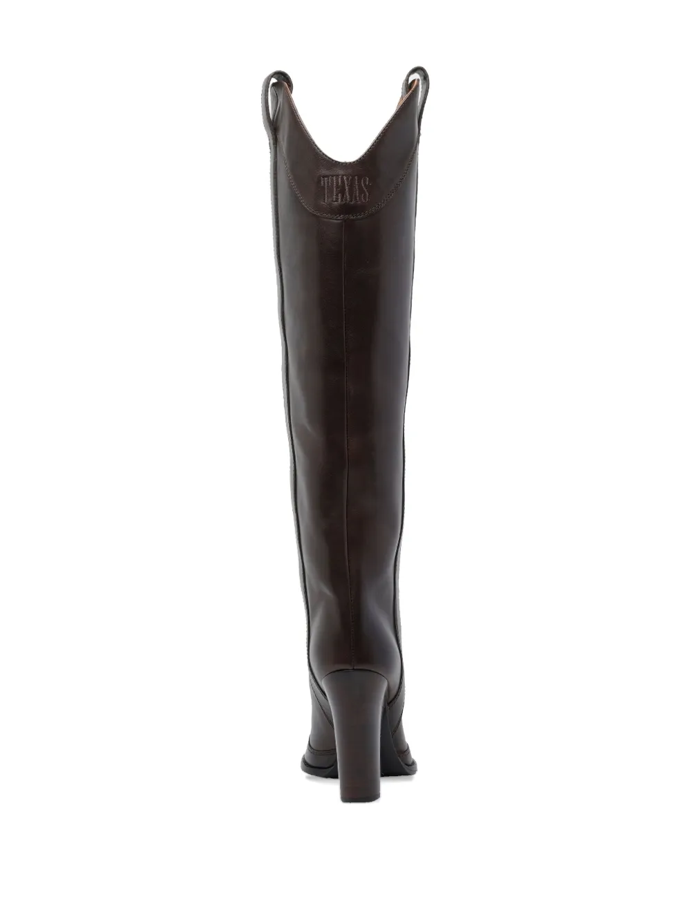Paris Texas 100mm Lavinia Pointed Over-the-knee Boots In Brown