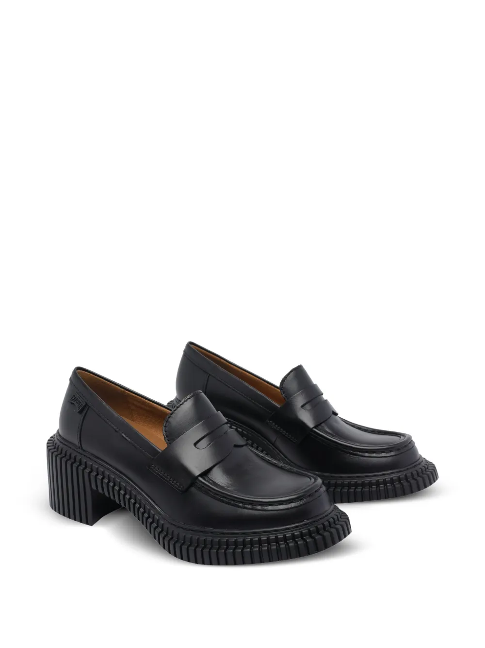 Camper 70 mm Pix London loafers Zwart