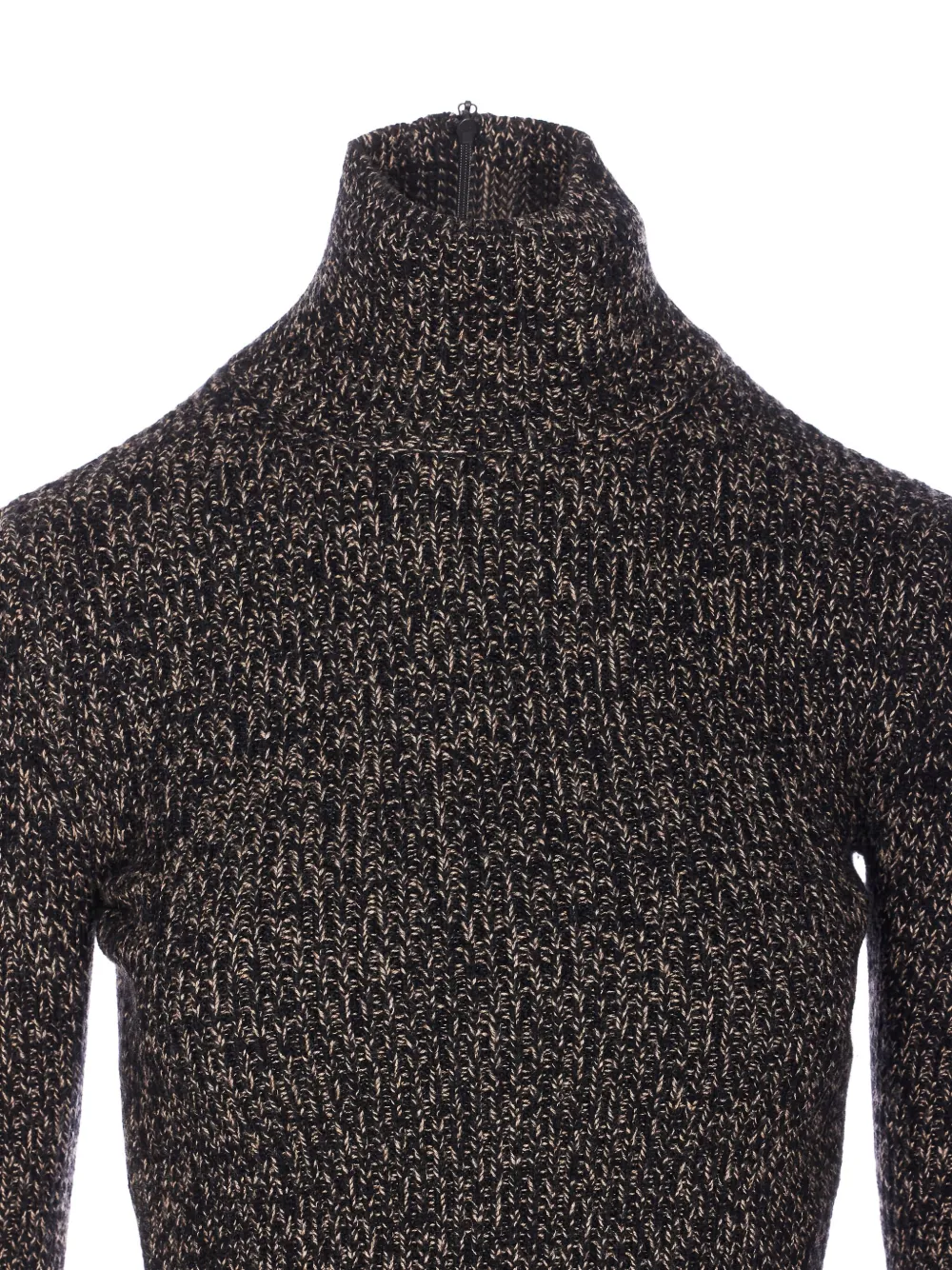 Max Mara High-neck Boucle-effect Sweater In Multi