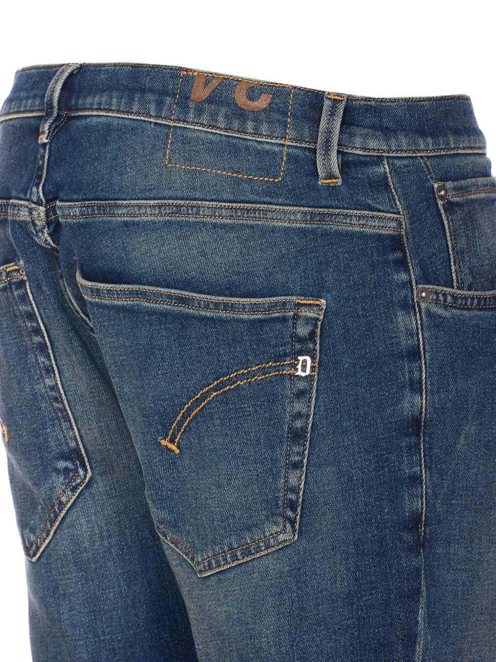 DONDUP Brighton jeans met vijf zakken Blauw