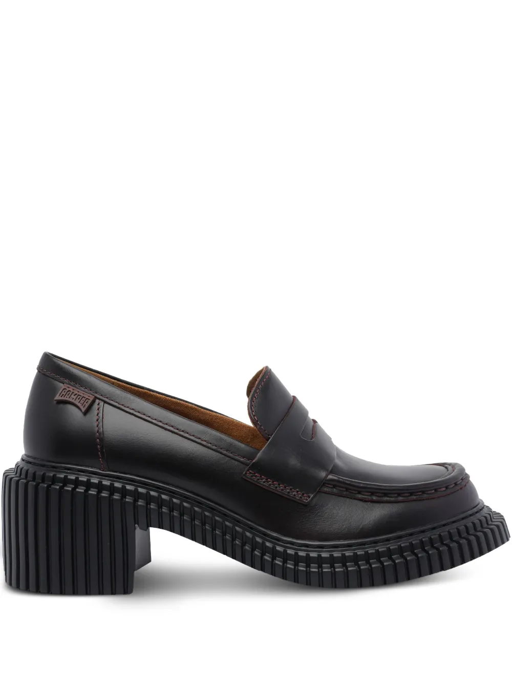 Camper 70mm Pix London Leather Loafers In Multi