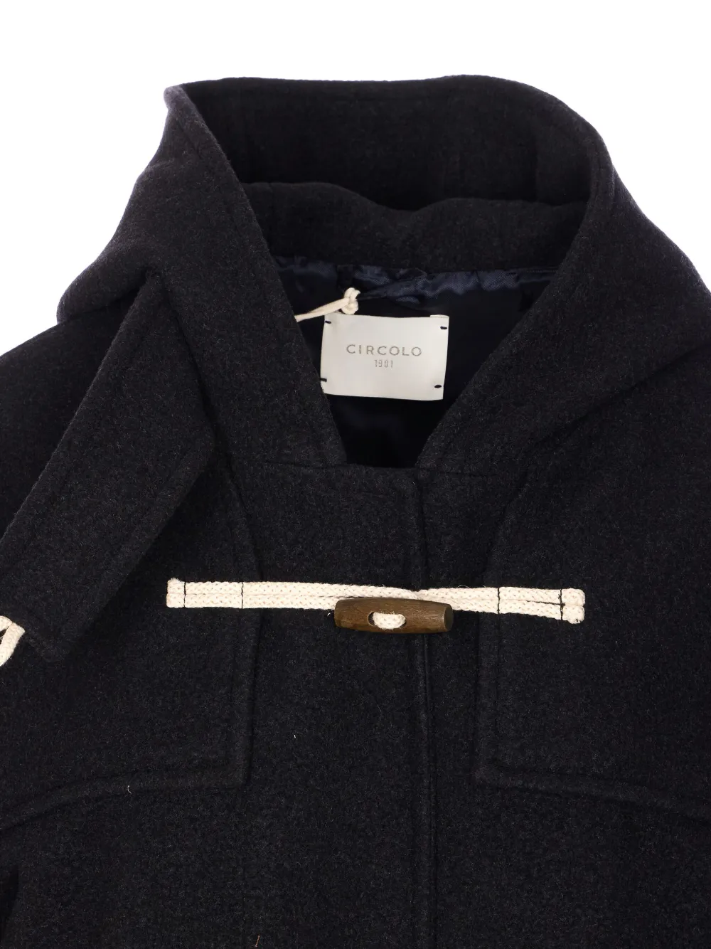 Circolo 1901 Jas met capuchon Zwart