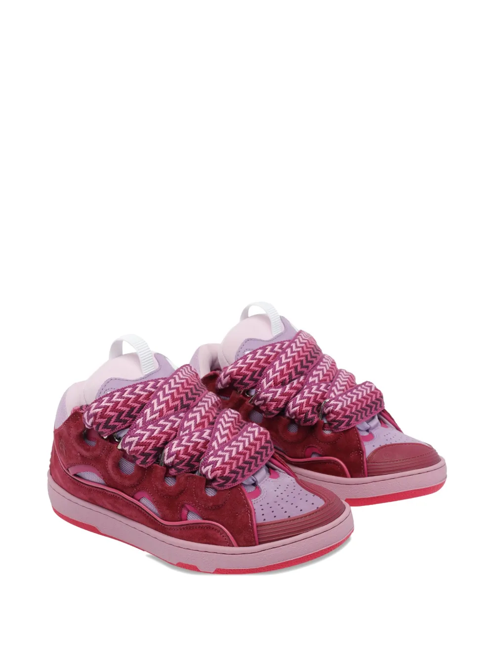 Lanvin Curb sneakers met ronde neus Roze