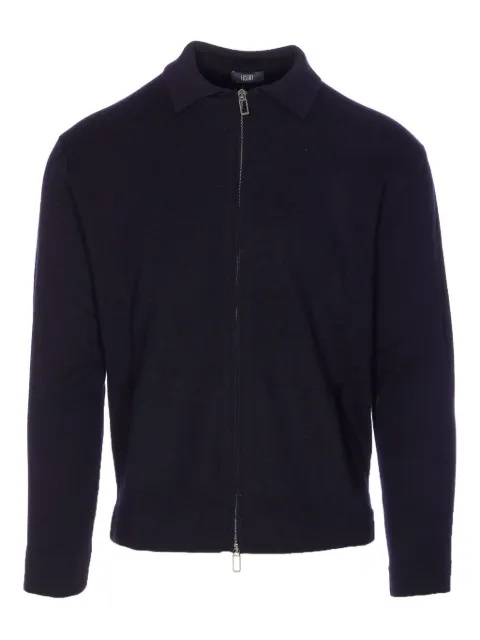 Hosio zip-fastening cardigan