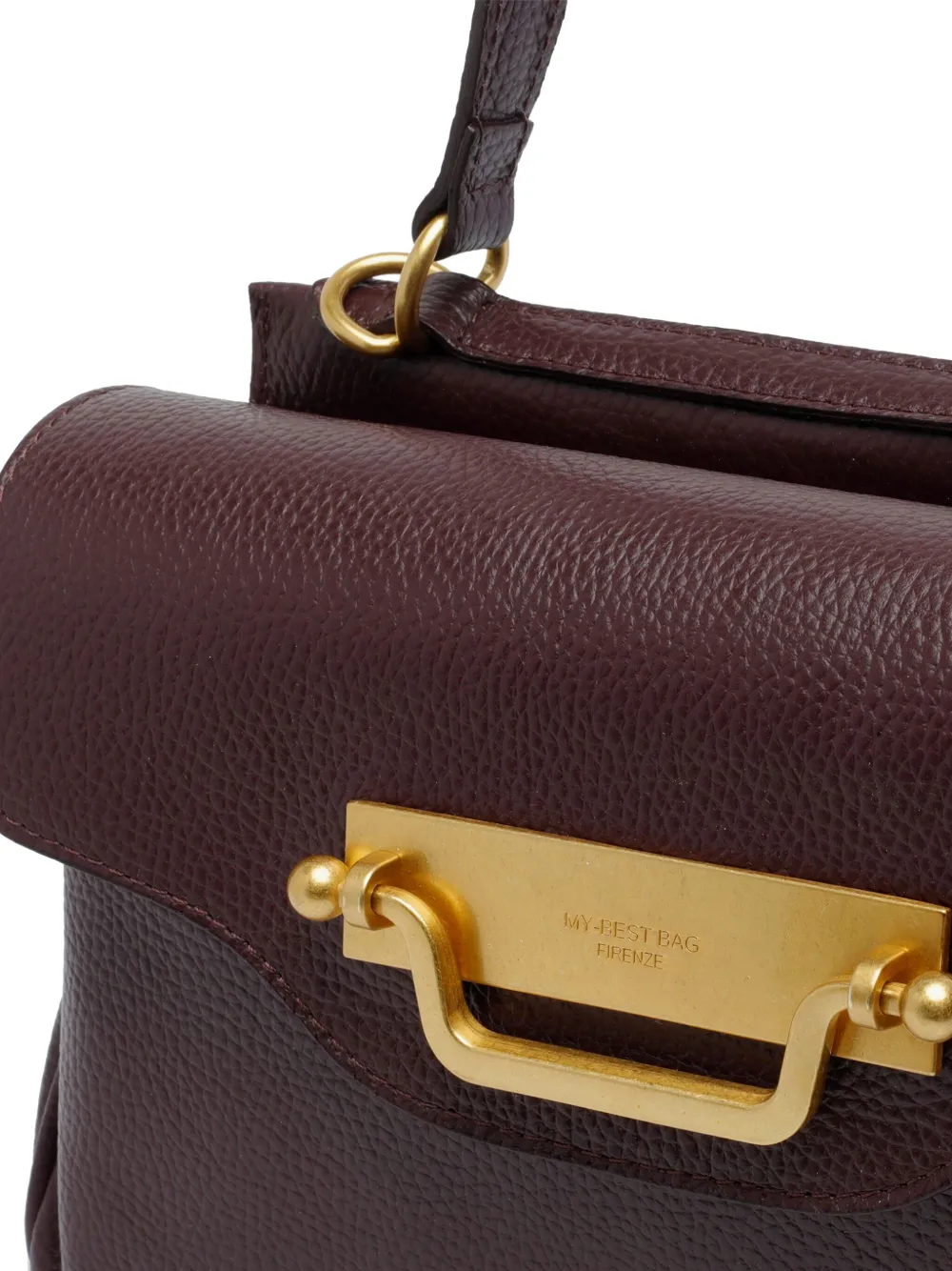 My Best Bag Firenze Leather Shoulder Bag In Brown