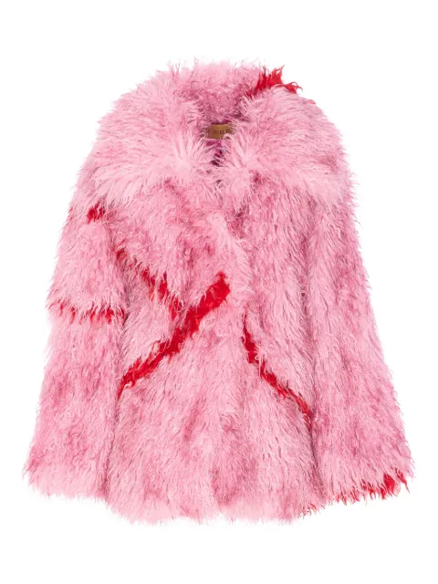 Jakke Cocoon faux-fur coat