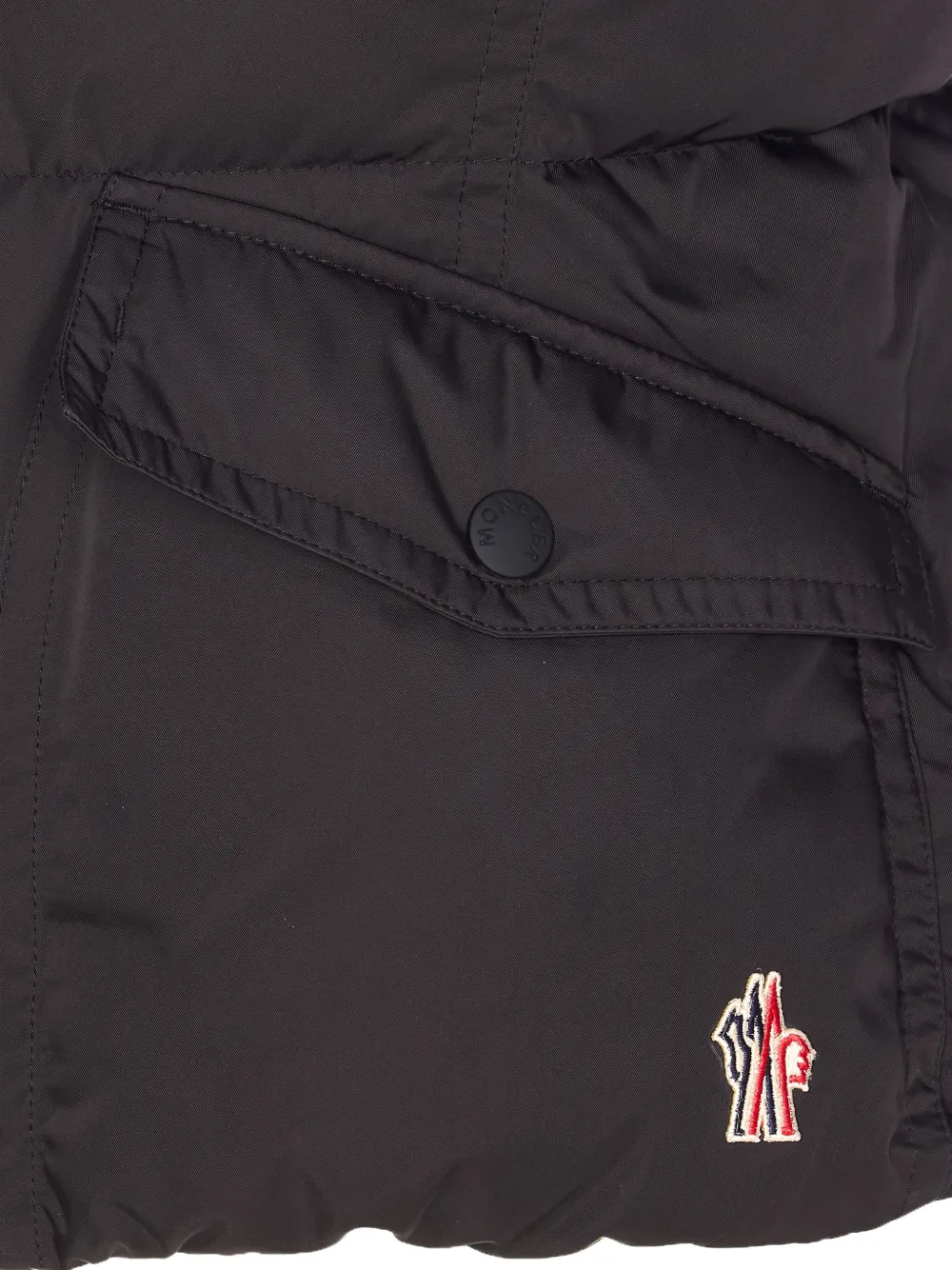 Moncler Grenoble Bodywarmer met polokraag Zwart