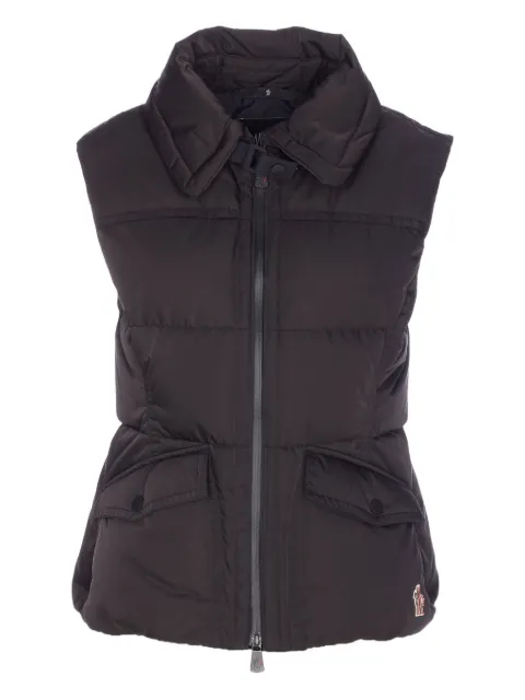 Moncler Grenoble polo-collar padded gilet