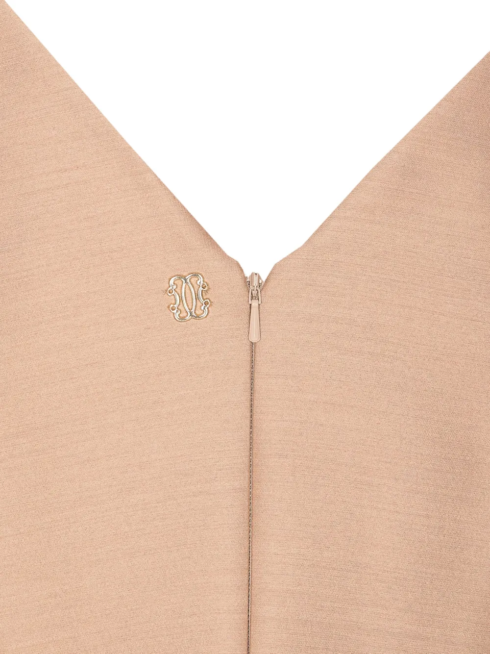 Curve V-neck Sleeveless Midi Dress In Neutral