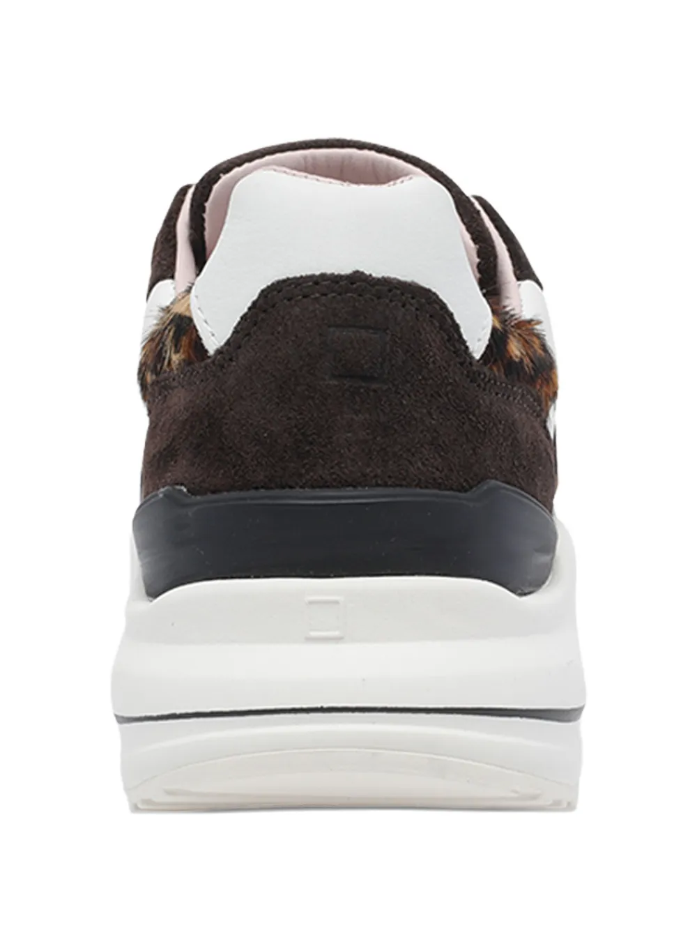 Date Fuga Leopard-pattern Sneakers In Brown
