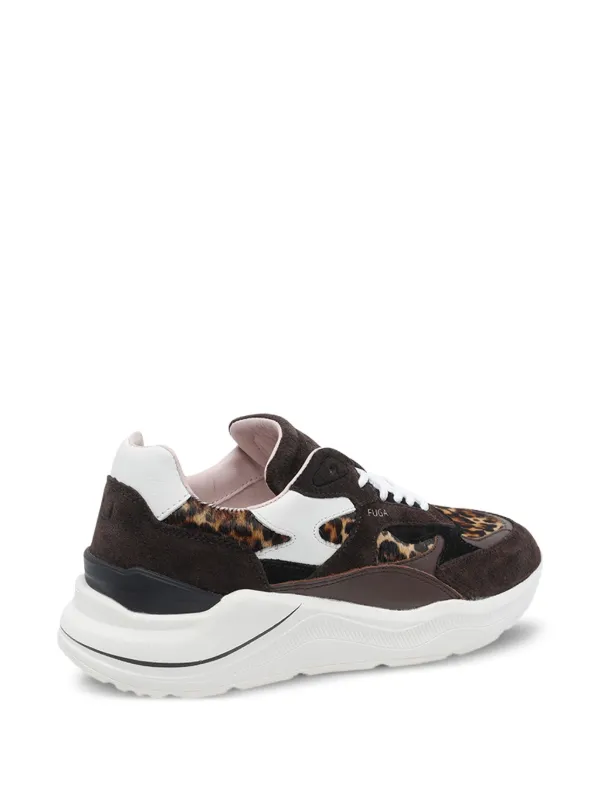 D.A.T.E. Fuga レオパード スニーカー | ブラウン | FARFETCH JP