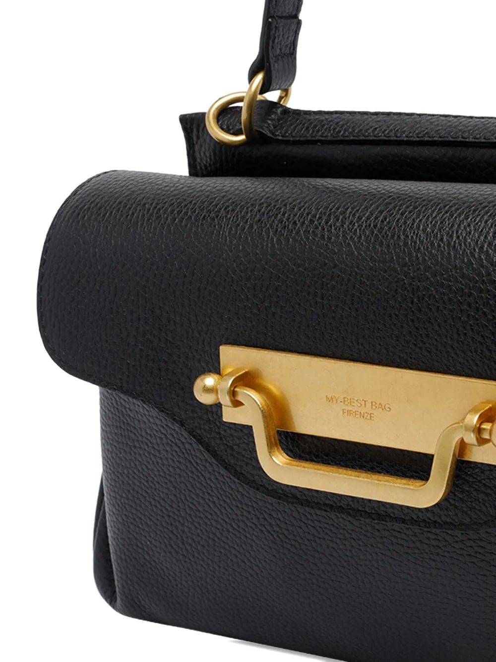 My Best Bag Leather Shoulder Bag In Black