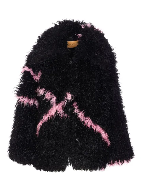 Jakke Cocoon faux-fur coat