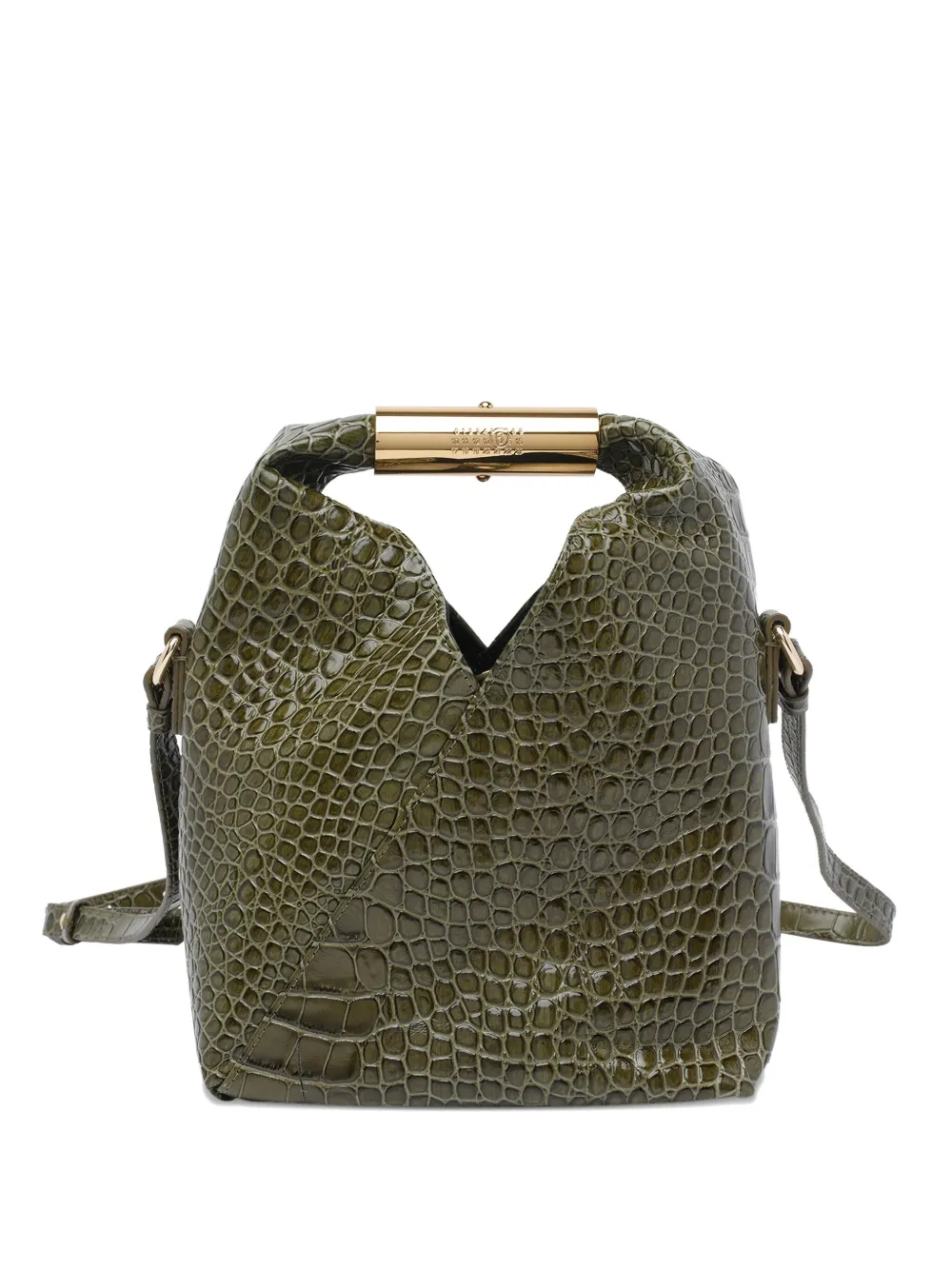 Mm6 Maison Margiela Small Japanese Shoulder Bag In Green