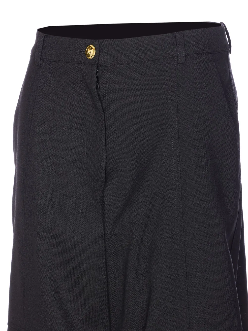 Pinko Regular Fit Trousers With Pockets And Loops In Black