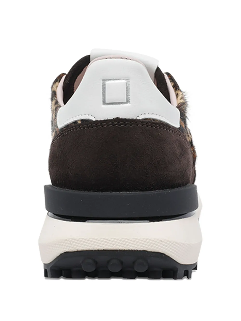 Date Athleta Sneakers In Animalier Suede And Leather In Brown