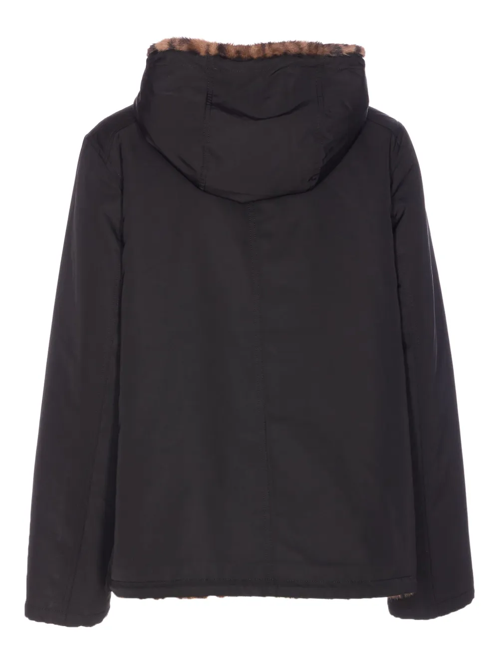 LOU ANDREA Omkeerbaar jack met luipaardprint Zwart