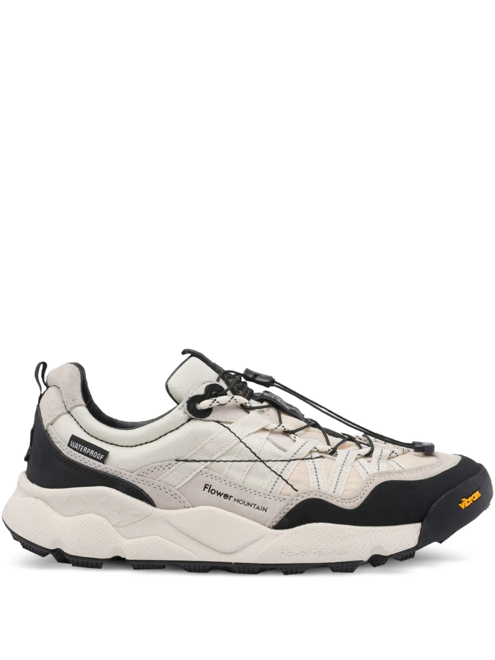FLOWER MOUNTAIN スエード サイドロゴ スニーカー - ニュートラル FLOWER MOUNTAIN スエード サイドロゴ スニーカー - ニュートラル
