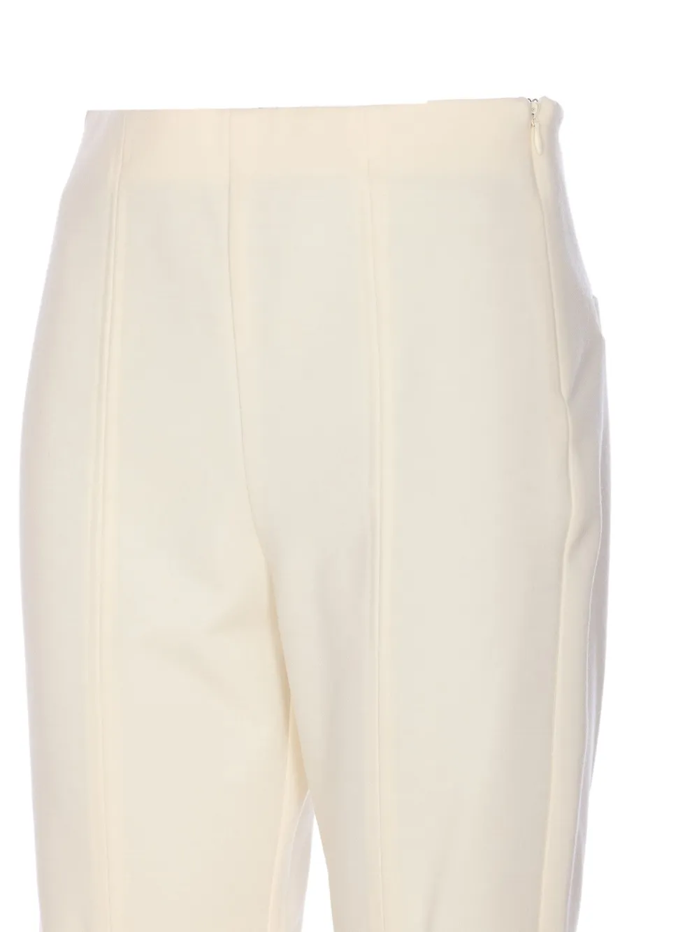 Max Mara Nebbia Zip-up Trousers In Neutral