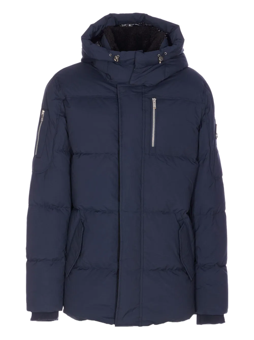 Moose Knuckles Everest 3Q removable-hood padded jacket | Blue | Image 1