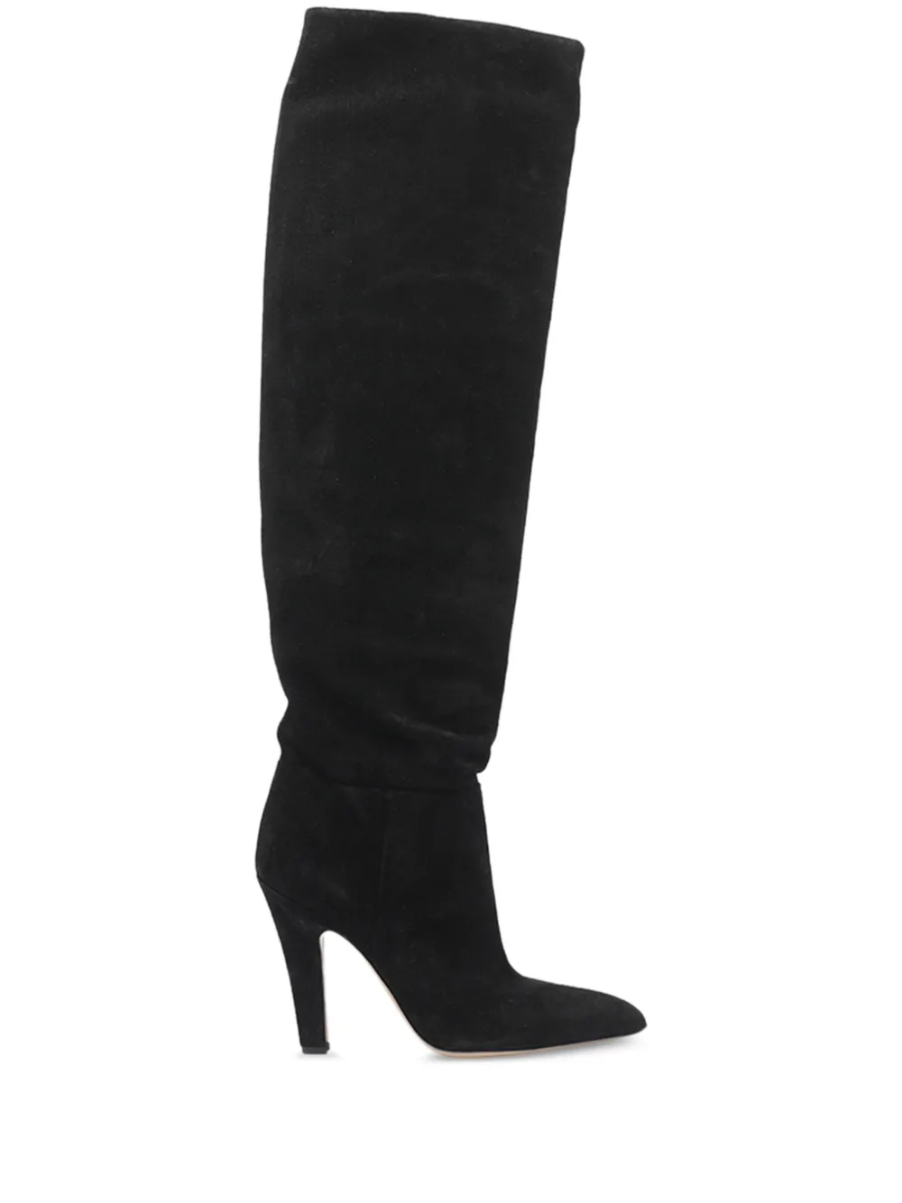 Paris Texas 100mm Elsa pointed-toe over-the-knee boots | Black | Image 1