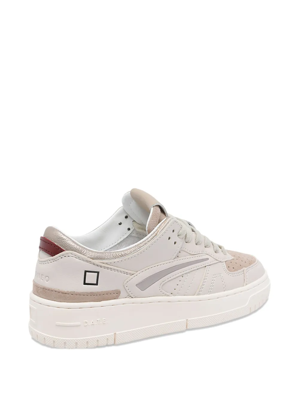 Date Torneo Suede Leather Sneakers In Neutral