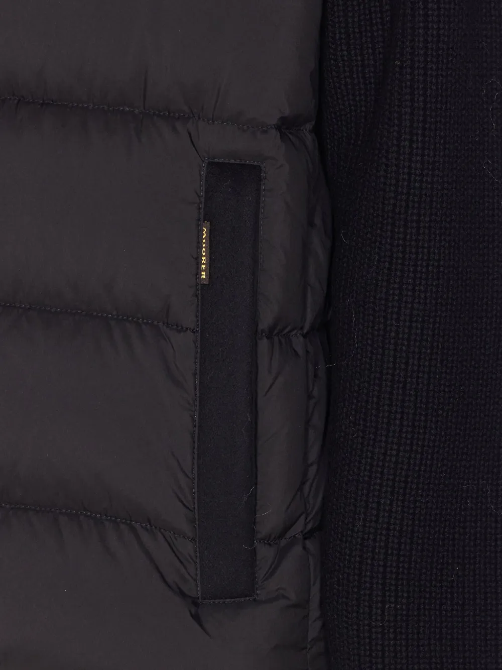 Moorer Allori jack met afneembare capuchon Zwart