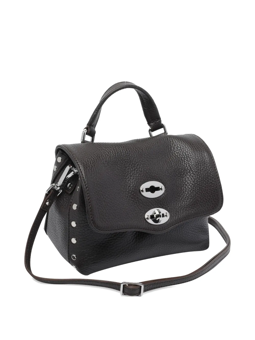 Zanellato Postina Daily Giorno Baby Handbags Black In Brown