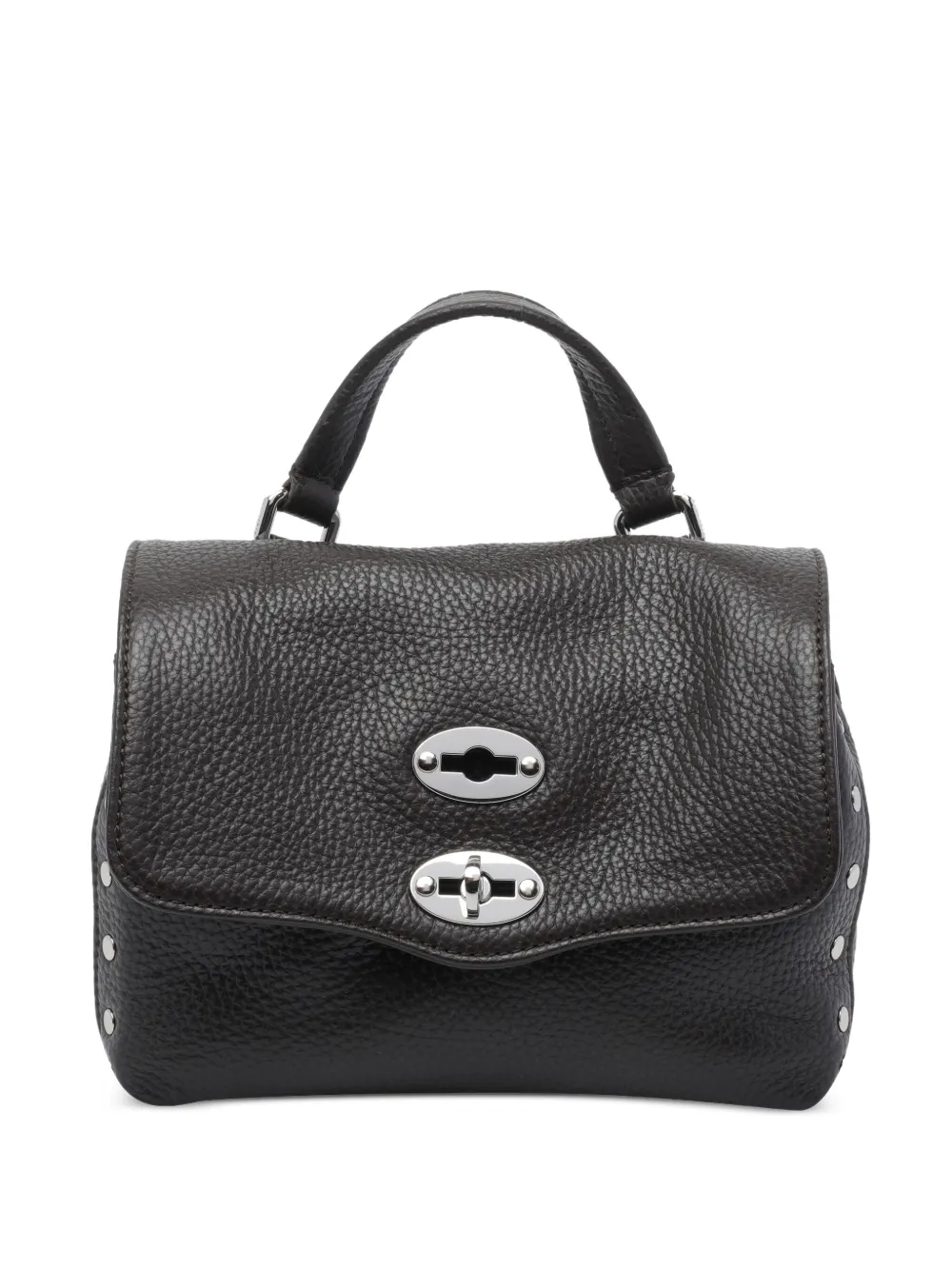 Zanellato Postina leather tote bag - Marrone