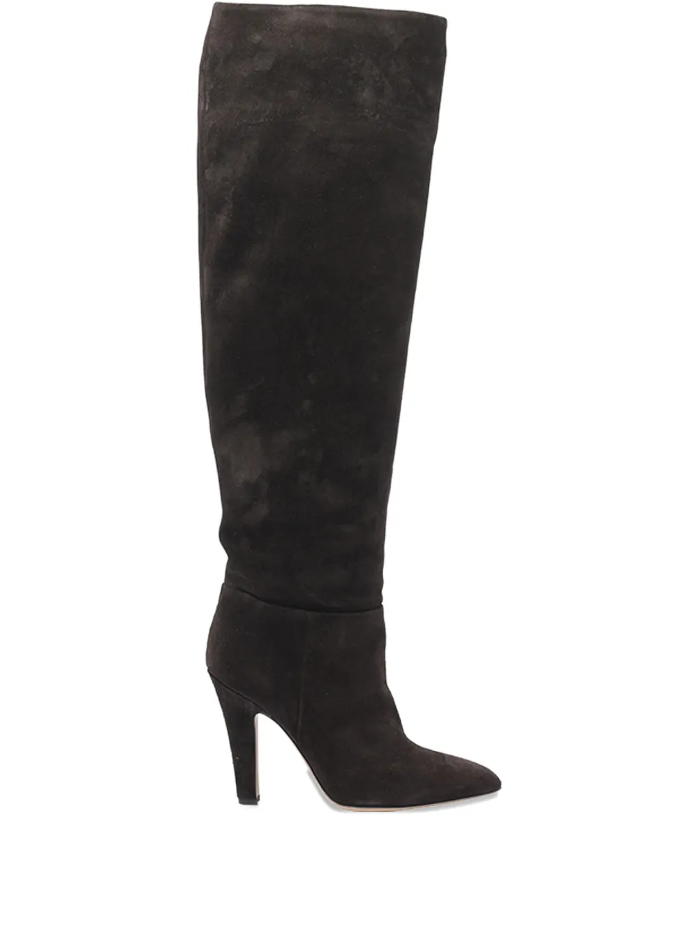 Paris Texas 10mm Elsa Pointed-toe Suede Boots In Brown
