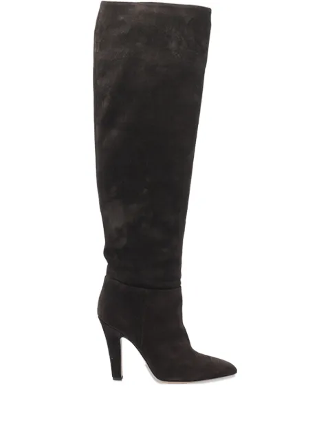 Paris Texas 10mm Elsa pointed-toe suede boots