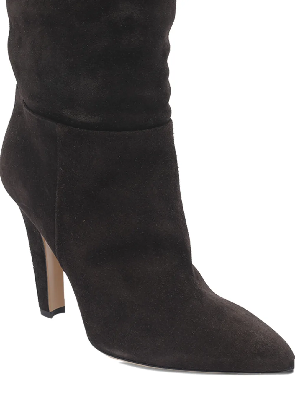 Paris Texas 10mm Elsa Pointed-toe Suede Boots In Brown