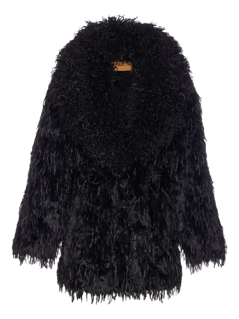Jakke Tavi Faux-fur Coat In Black