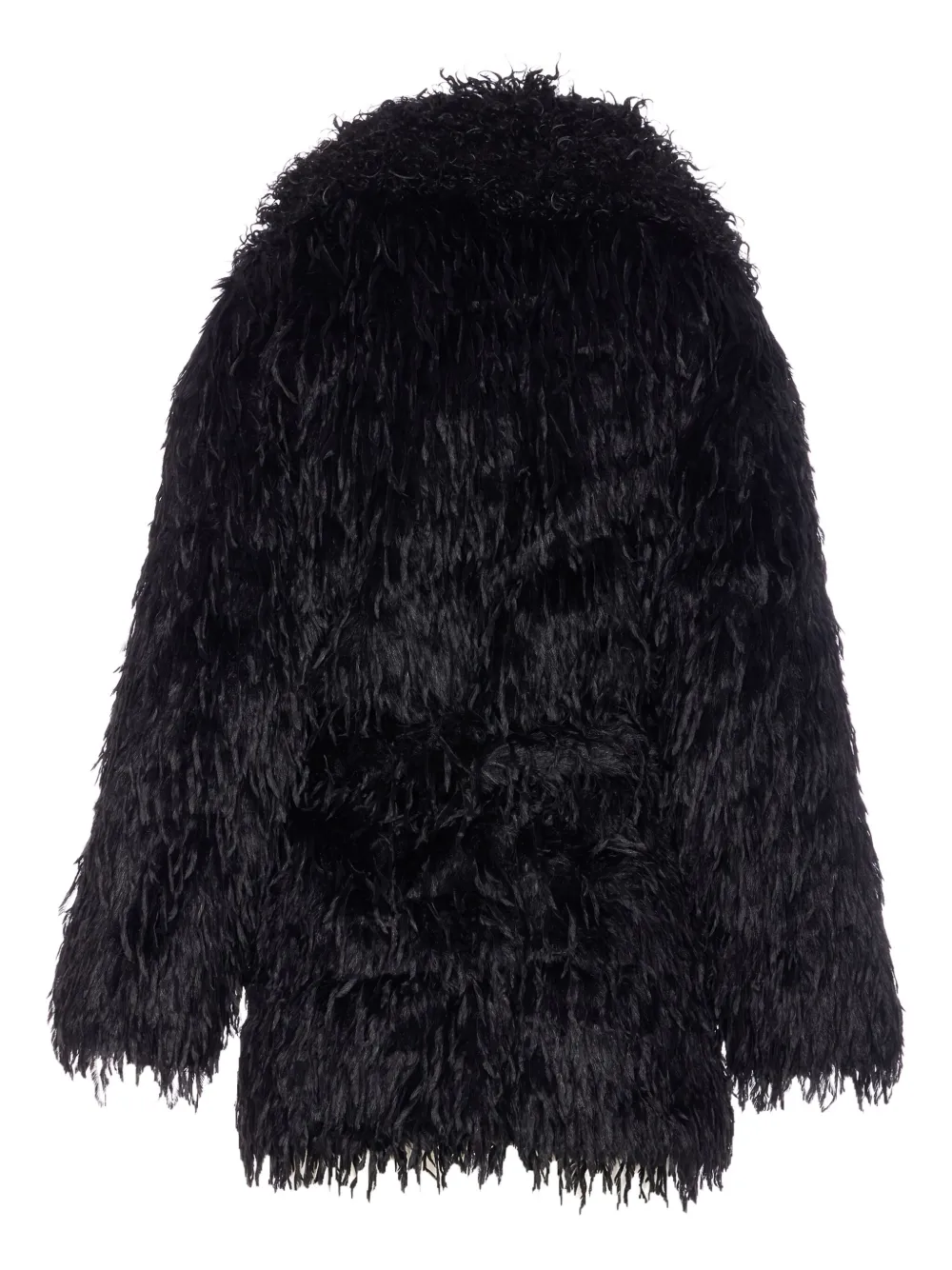 Jakke Tavi Faux-fur Coat In Black
