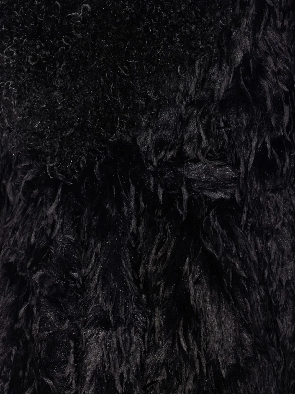 Jakke Tavi Faux-fur Coat In Black
