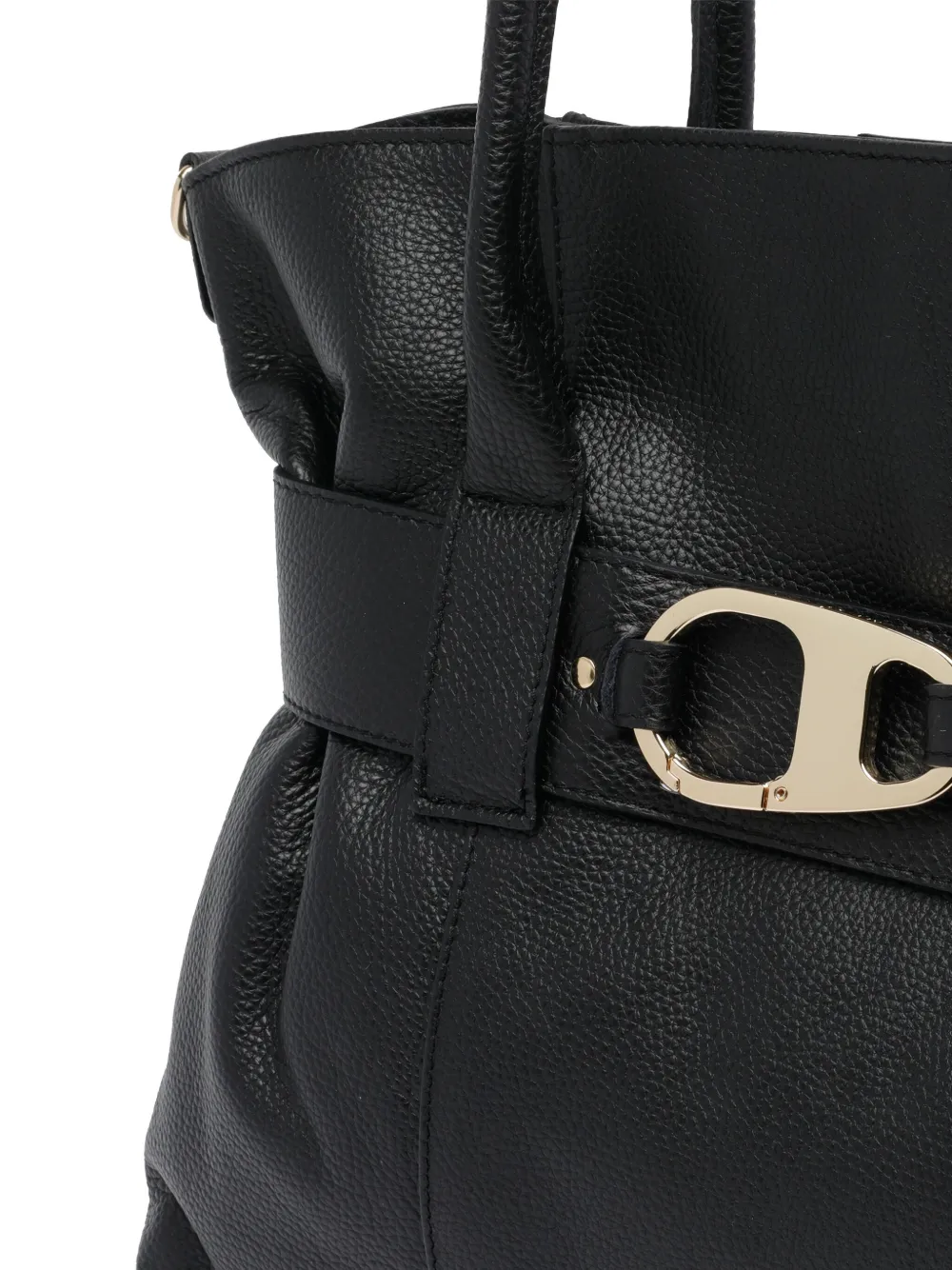 My Best Bag Leather Logo-detail Shoulder Bag In Black