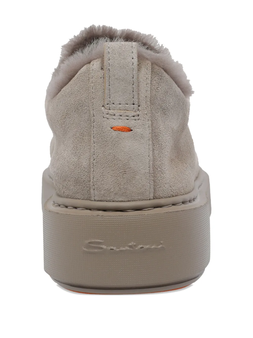 Santoni Suède sneakers Beige