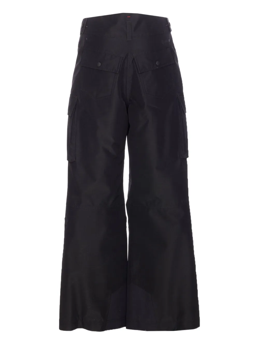 Moncler Patch-logo Ski Cargo Pants In Black