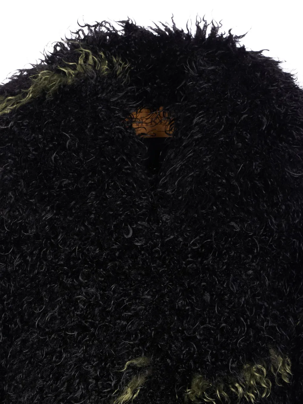Jakke Cascade Longsleeves Faux-fur Coat In Black