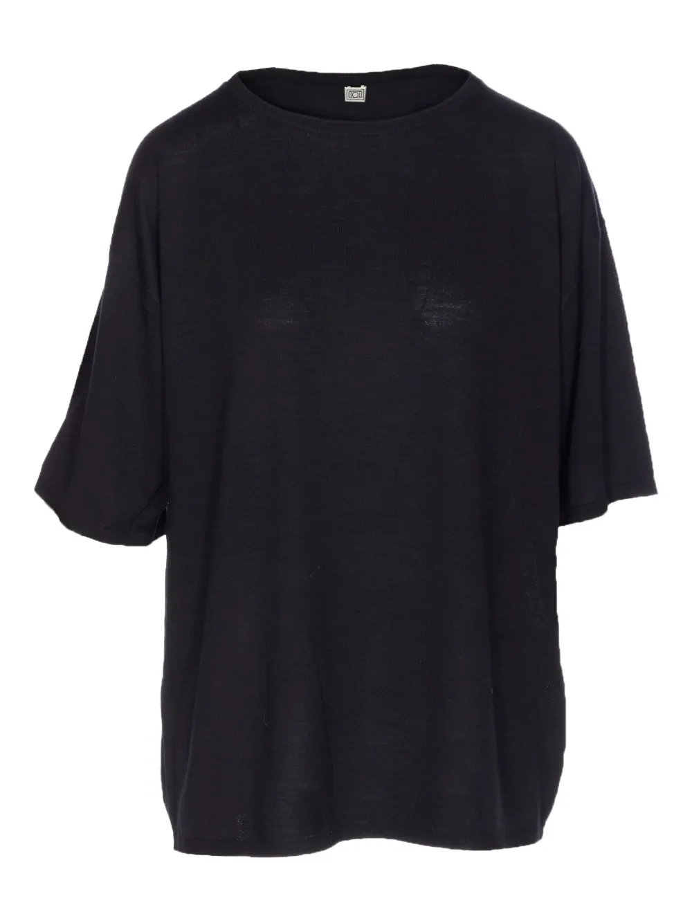 Totême Crew-neck Short-sleeves T-shirt In Black
