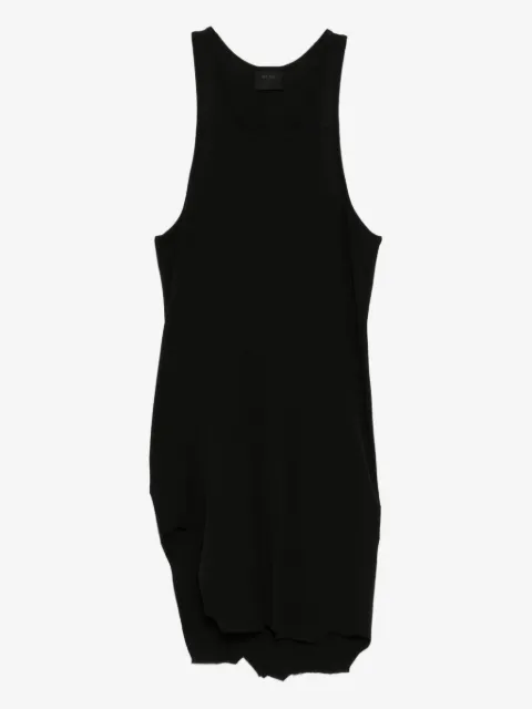 TEAM WANG design raw-edge tank top